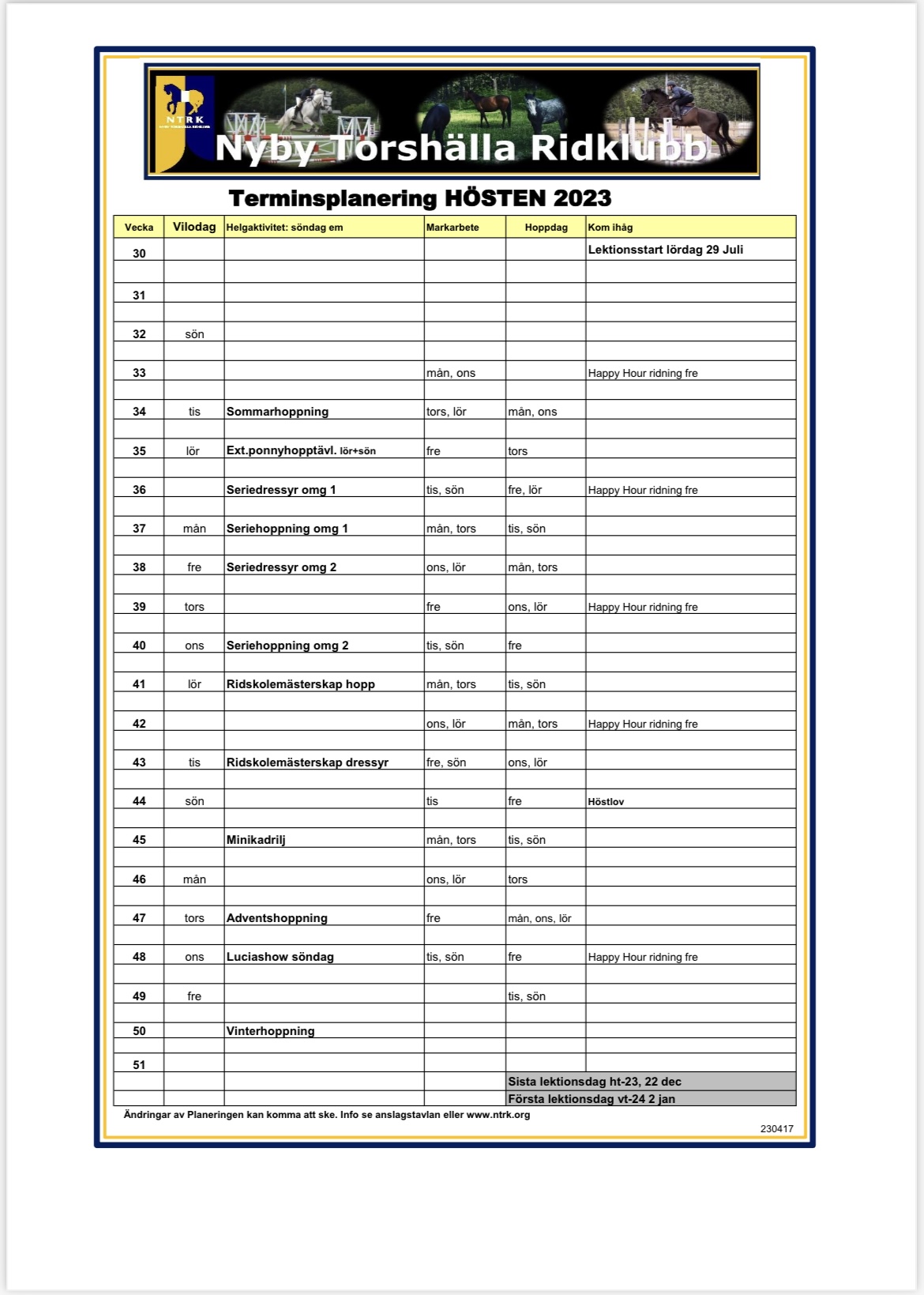 Planering ht-23