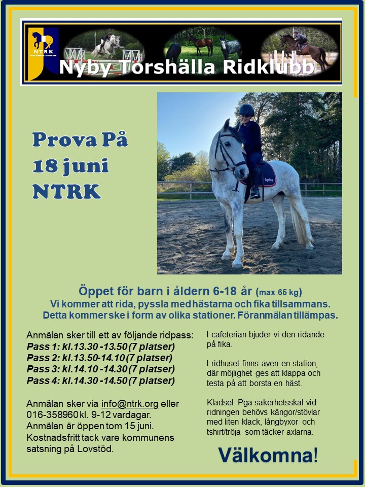 Prova på dag 18 juni-23