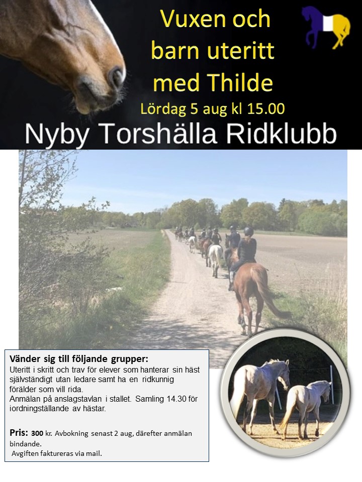 Vuxen och barn uteritt 5 aug-23