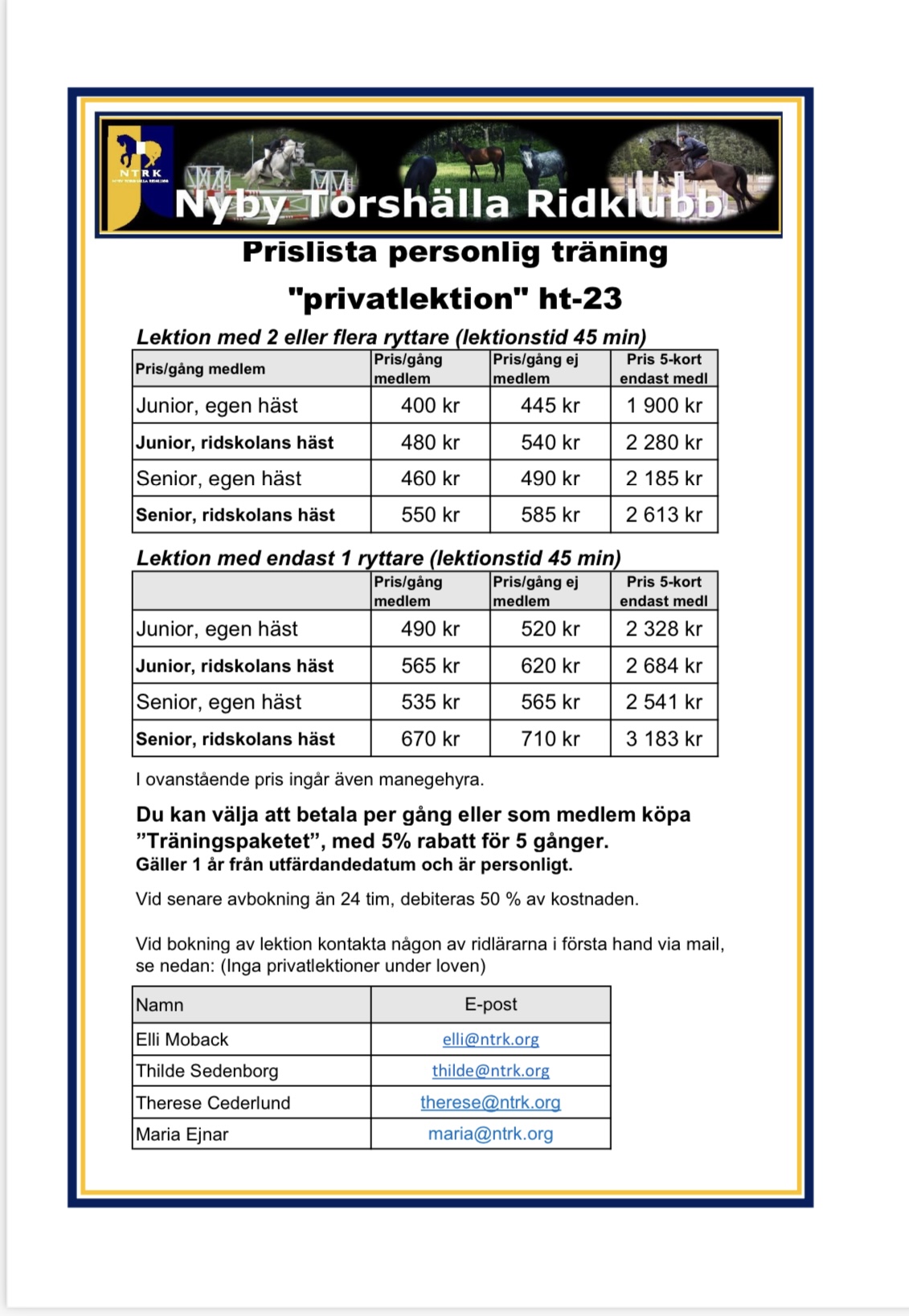 Privatlektioner 