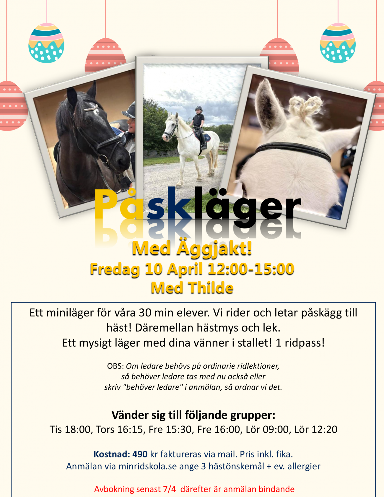 PÅSKLOVSAKTIVITETER 26-2