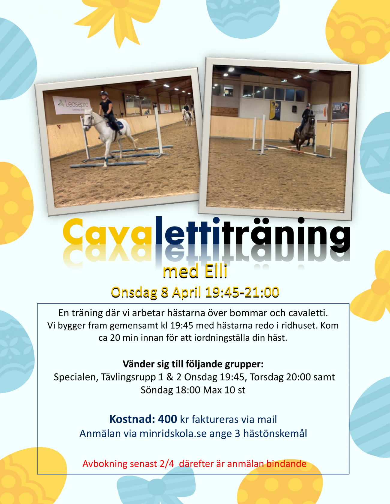 PÅSKLOVSAKTIVITETER 26-3