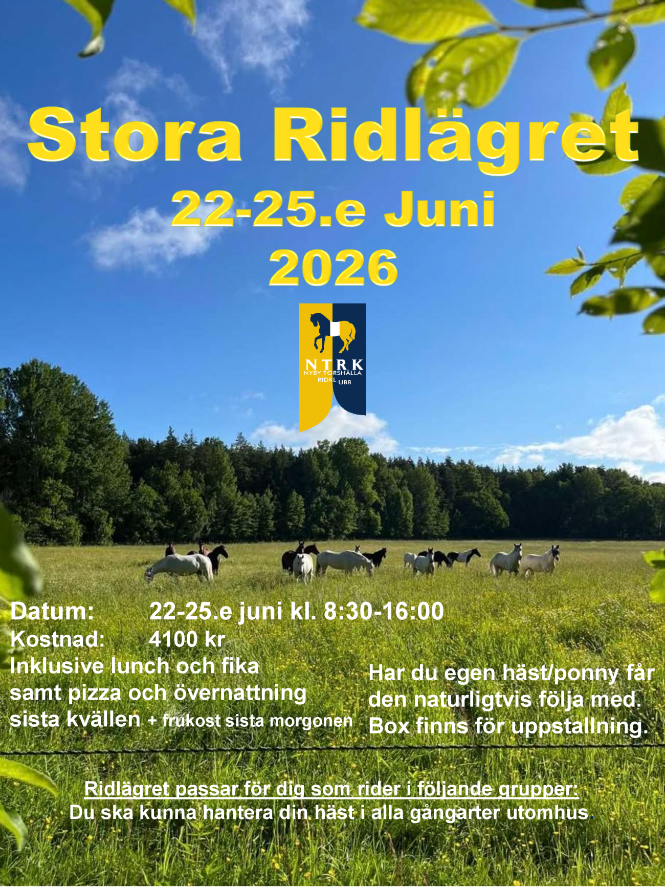 RIDLÄGER 2026 KLAR-1