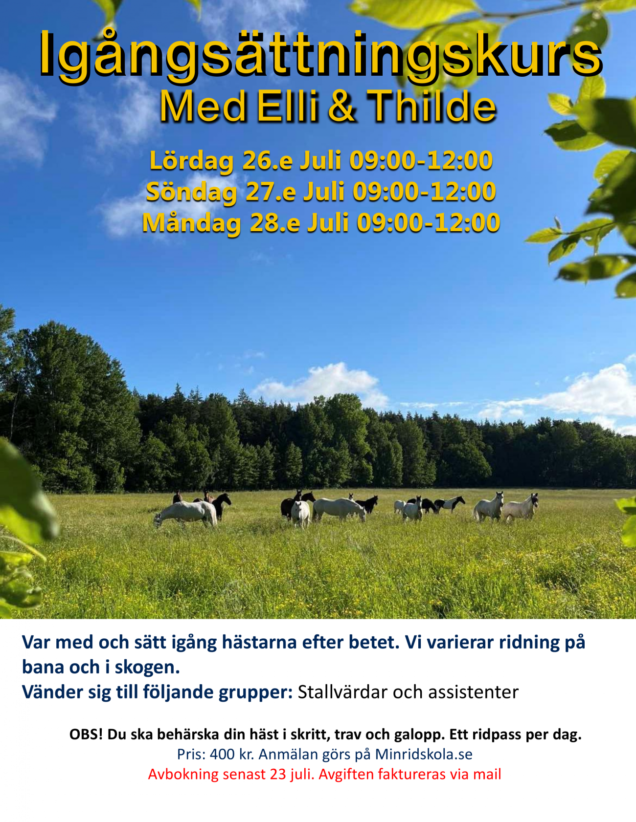 IGÅNGSÄTTNINGS KURS 25