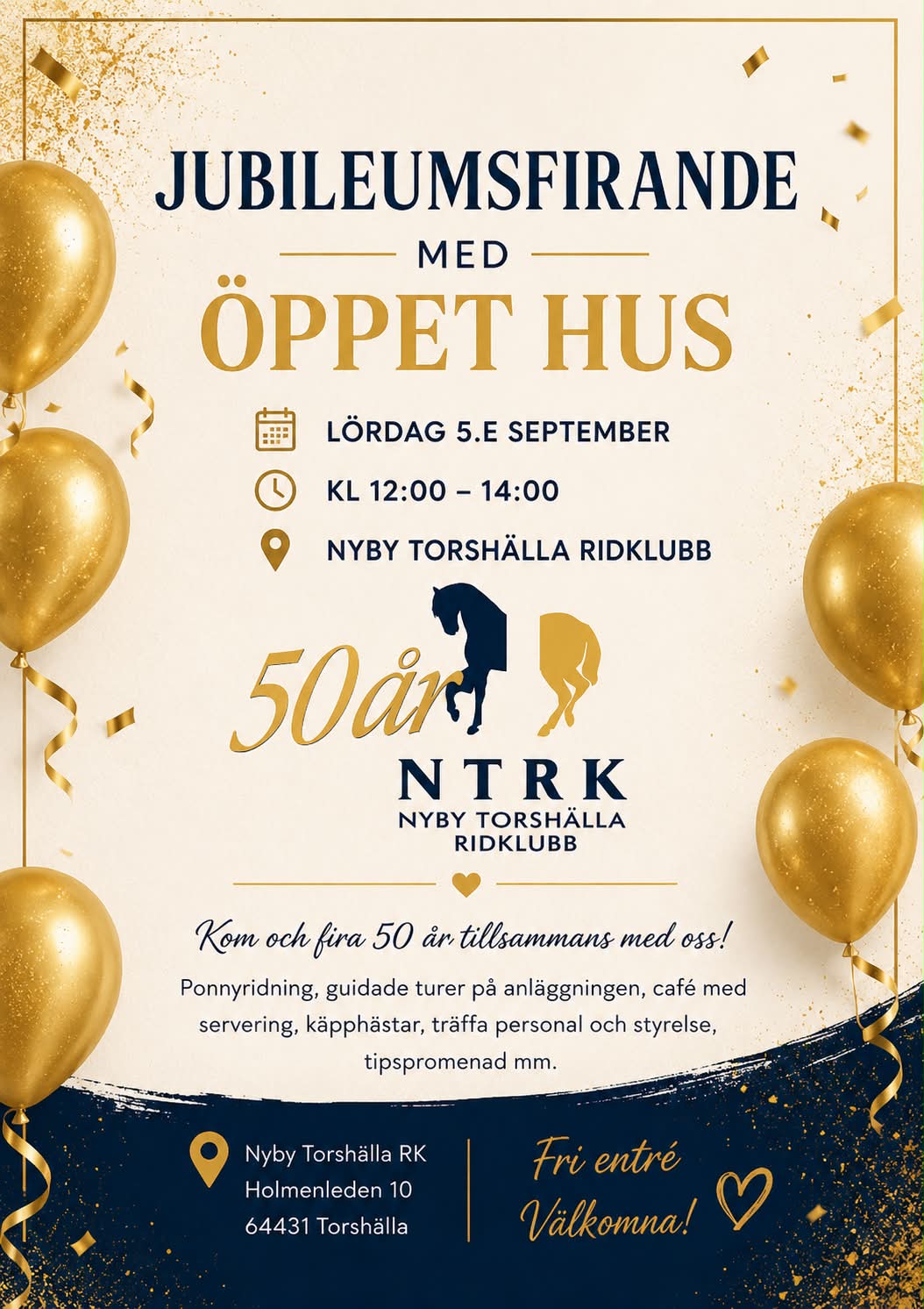 &Ouml;PPET HUS JUBILEUM