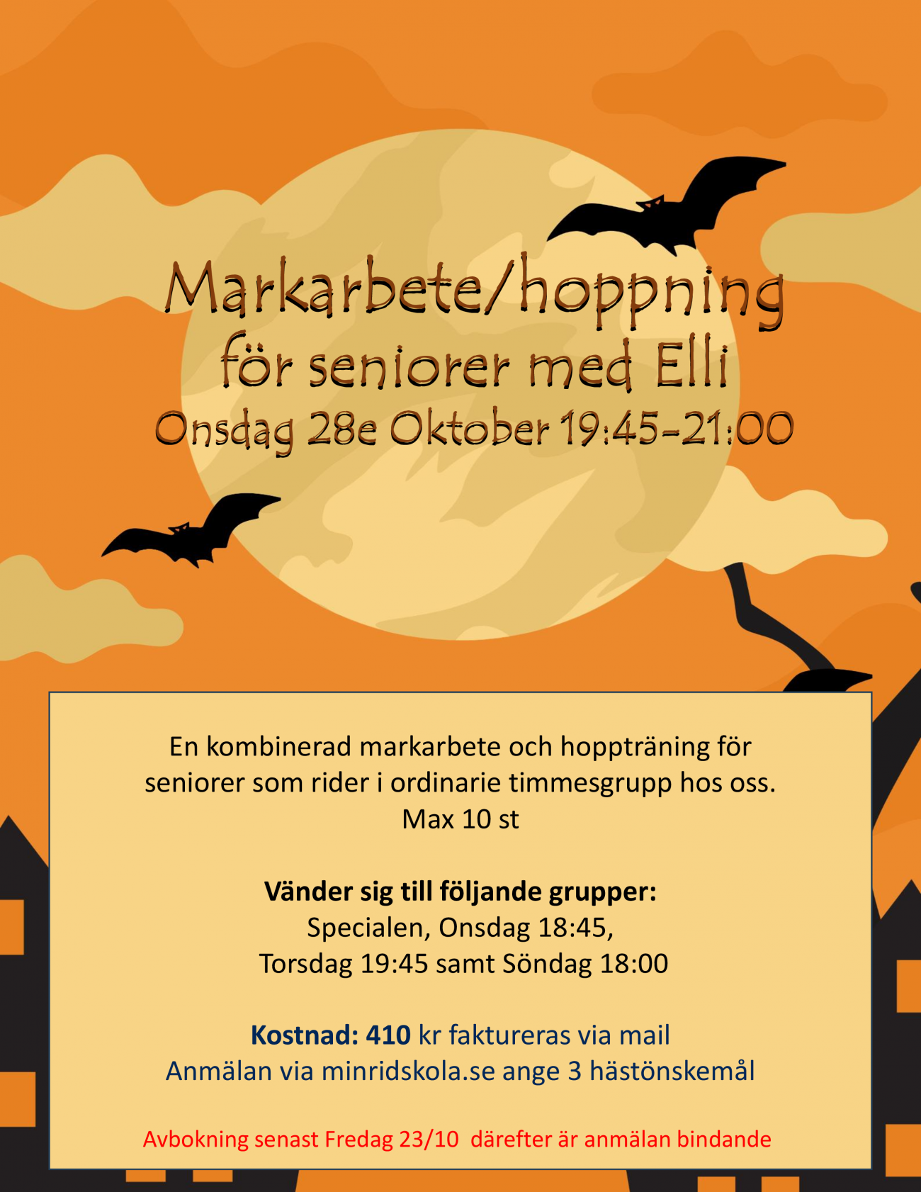 HÖSTLOVSAKTIVITETER 26-3